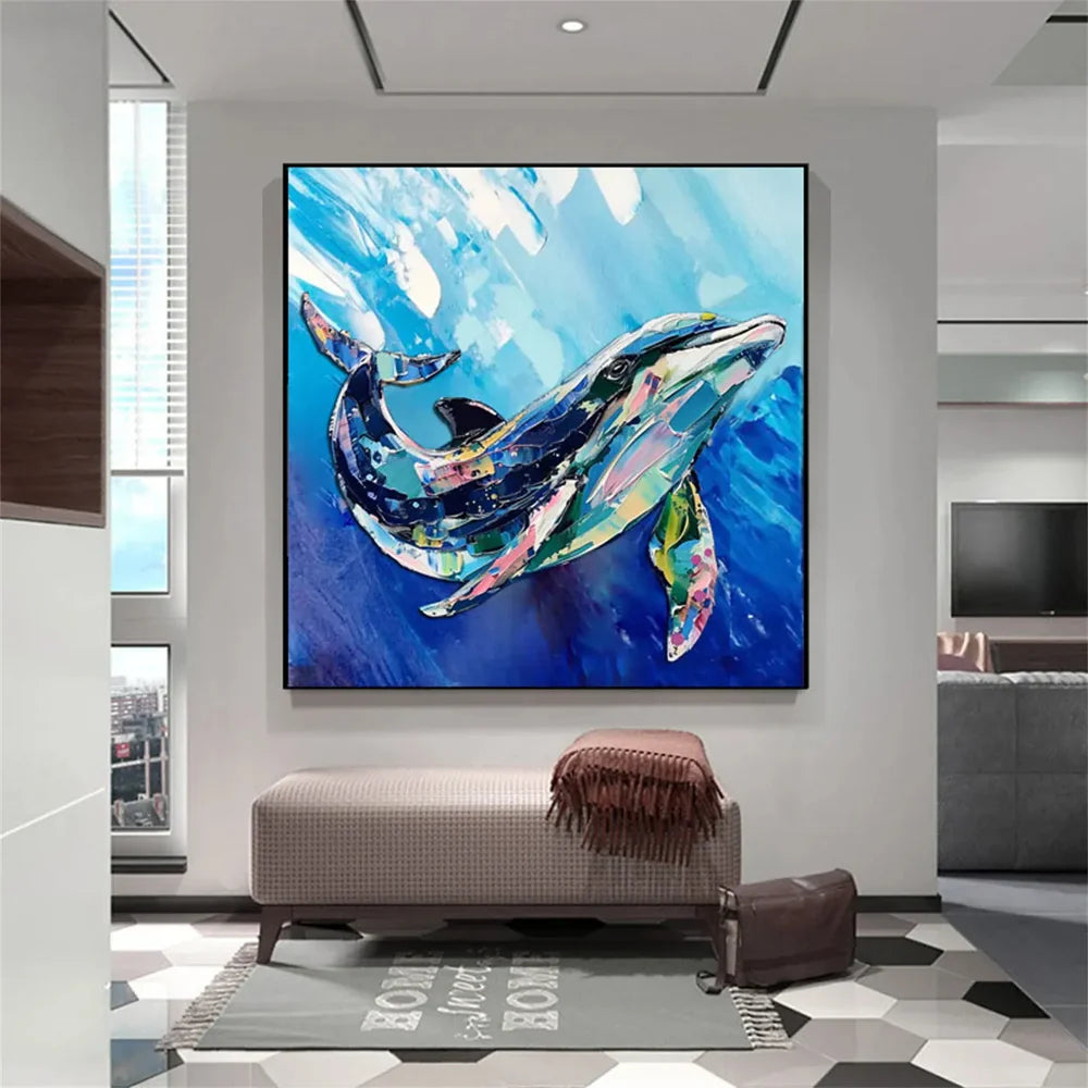 Abstract Animal Textured Wall Art #DL032