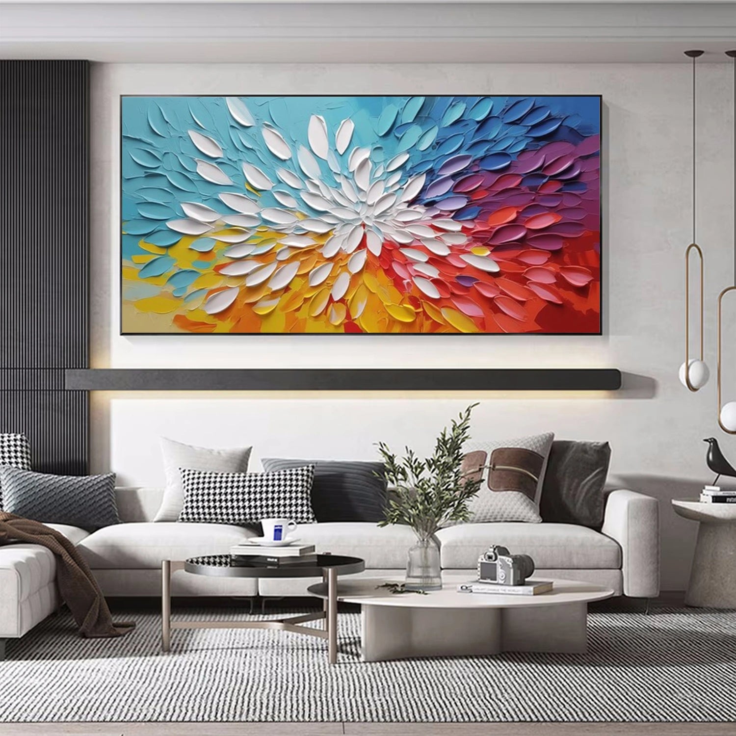 Abstract Textured Wall Art #AT136
