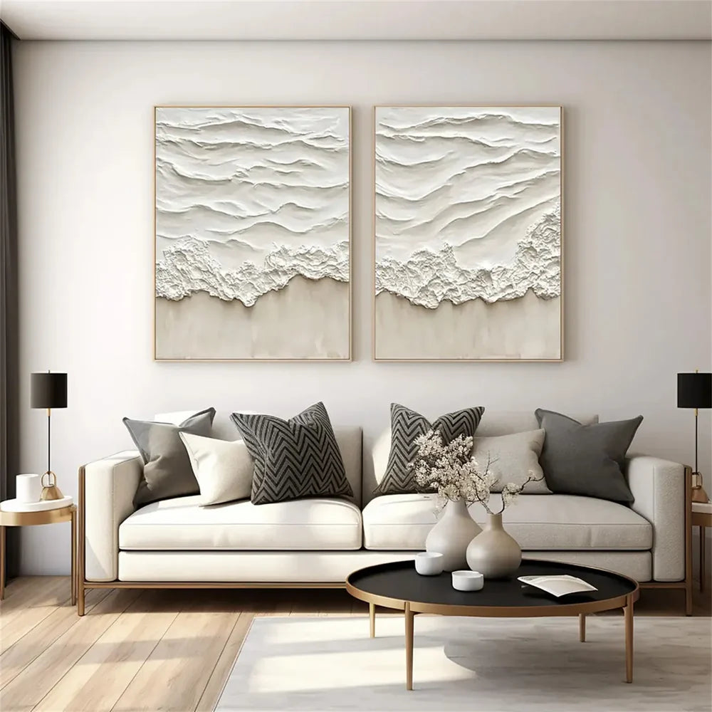 Ocean & Sky Textured Wall Art Set of 2 #MO029