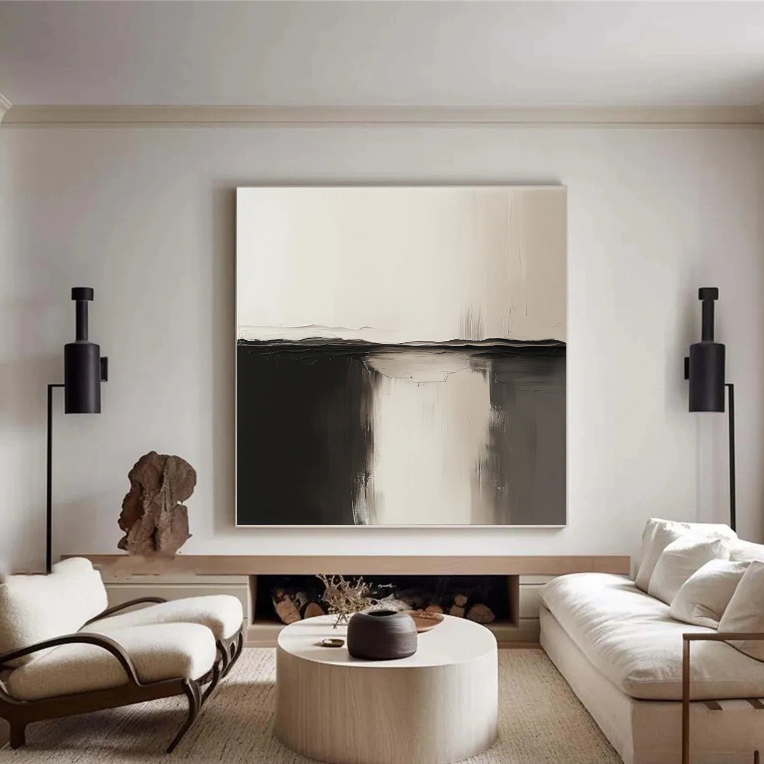 Wabi Sabi Textured Wall Art #WT065