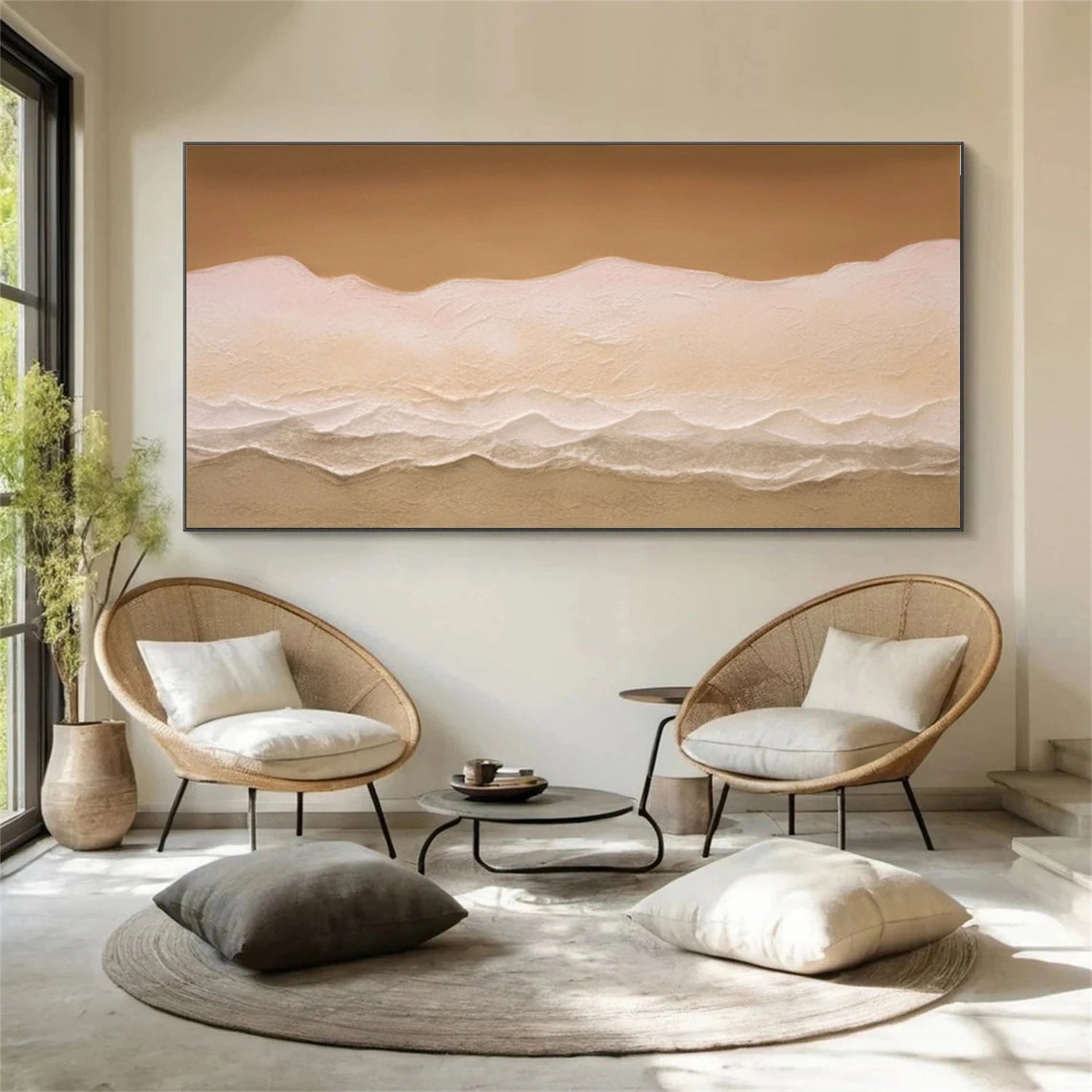 Ocean & Sky Textured Wall Art #MO108