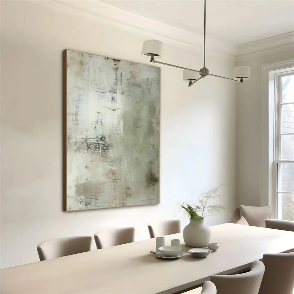 Green Abstract Wall Art #AT071