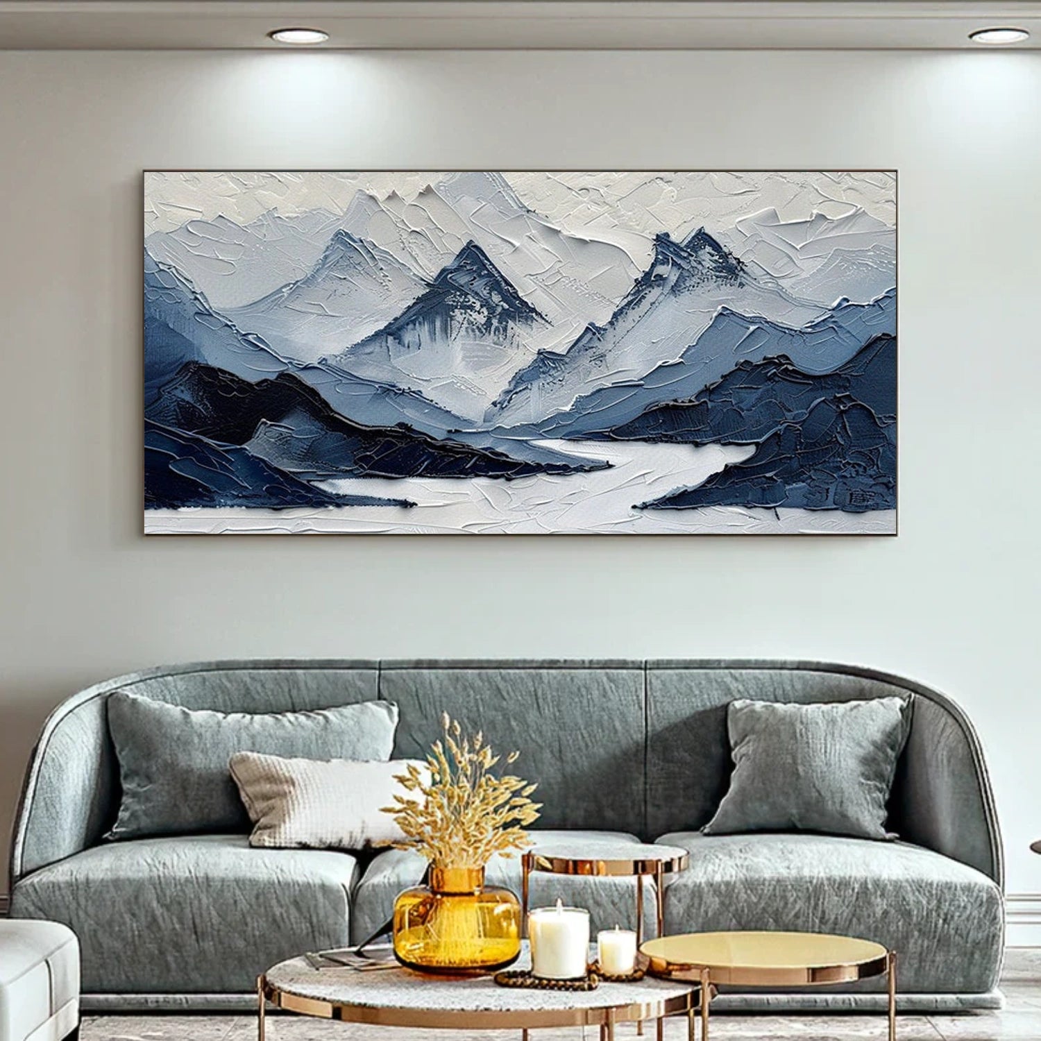 Mountain Textured Wall Art #MS043