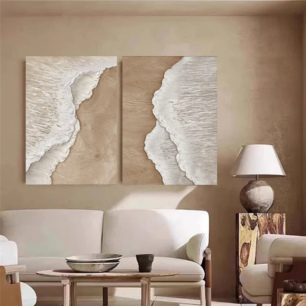 Ocean & Sky Textured Wall Art Set of 2 #MO027