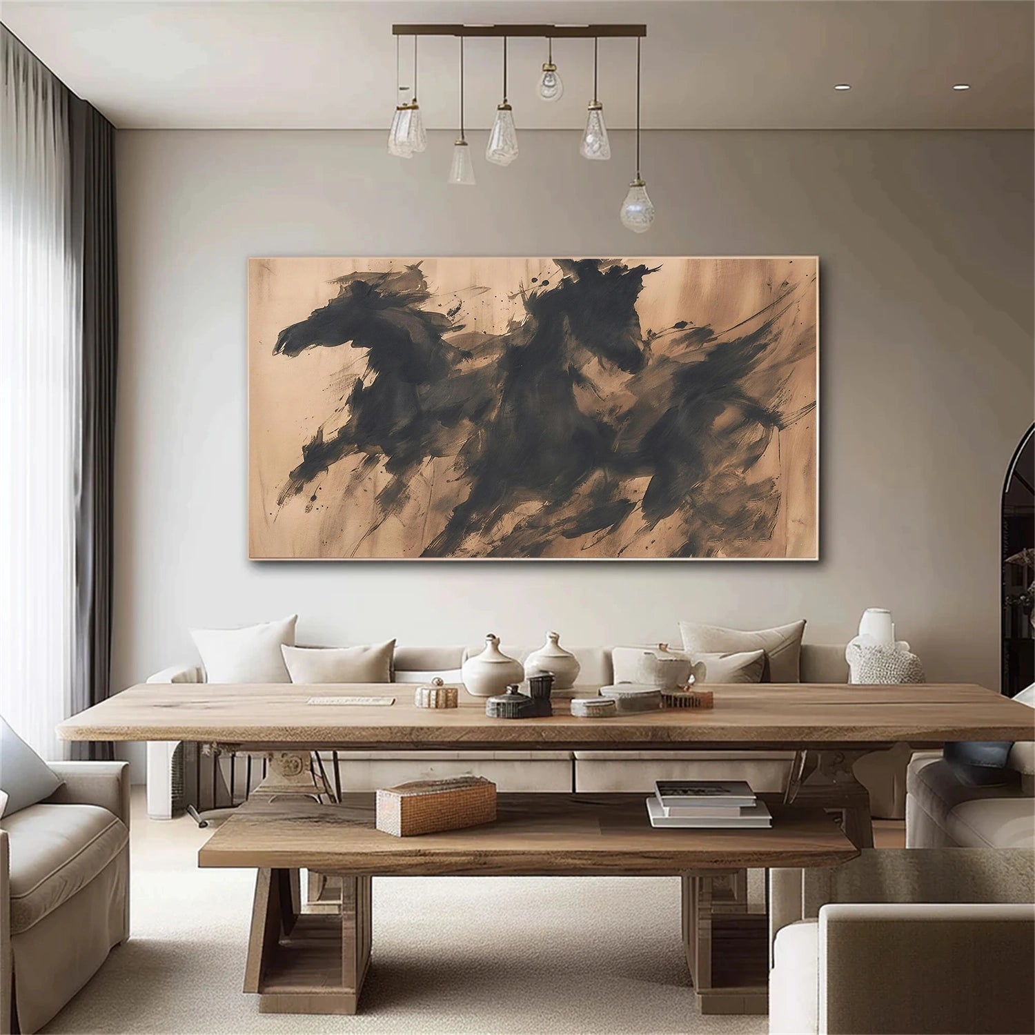 Abstract Horse Animal Wall Art #DL048