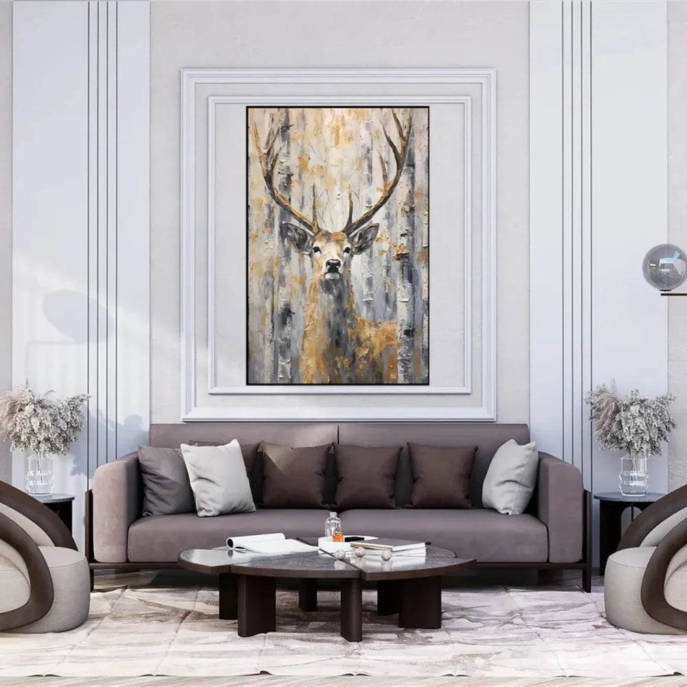 Abstract Animal Textured Wall Art #DL037