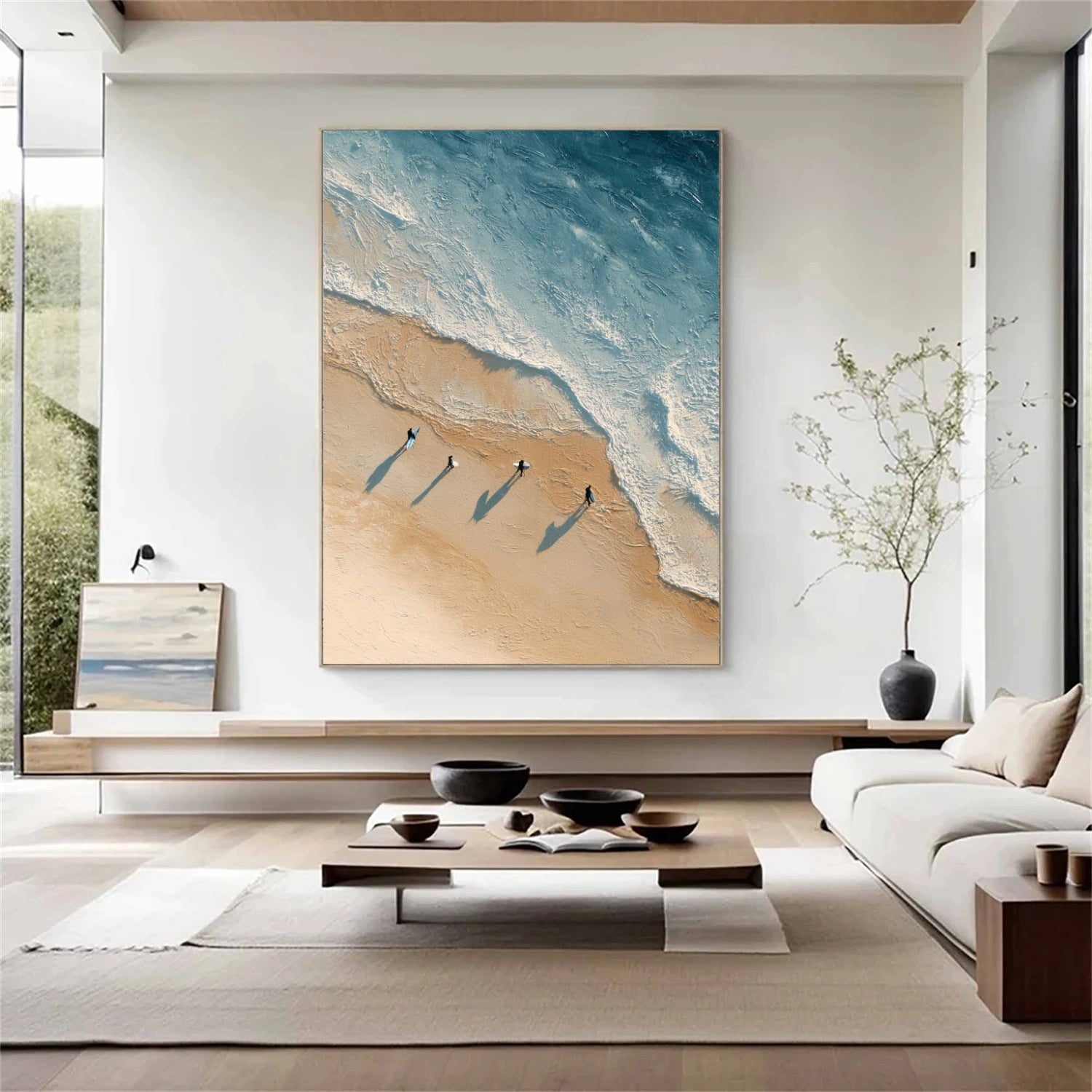 Ocean & Sky Textured Wall Art #MO106