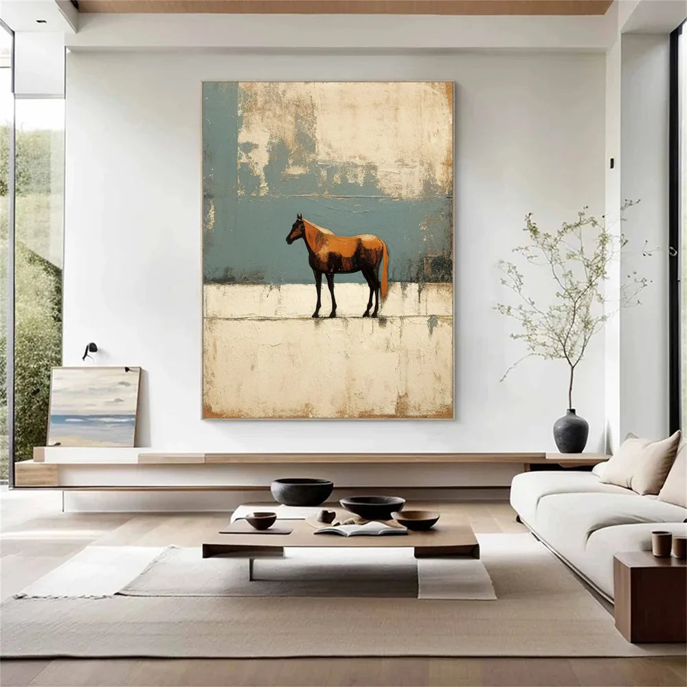 Abstract Horse Animal Wall Art #DL027