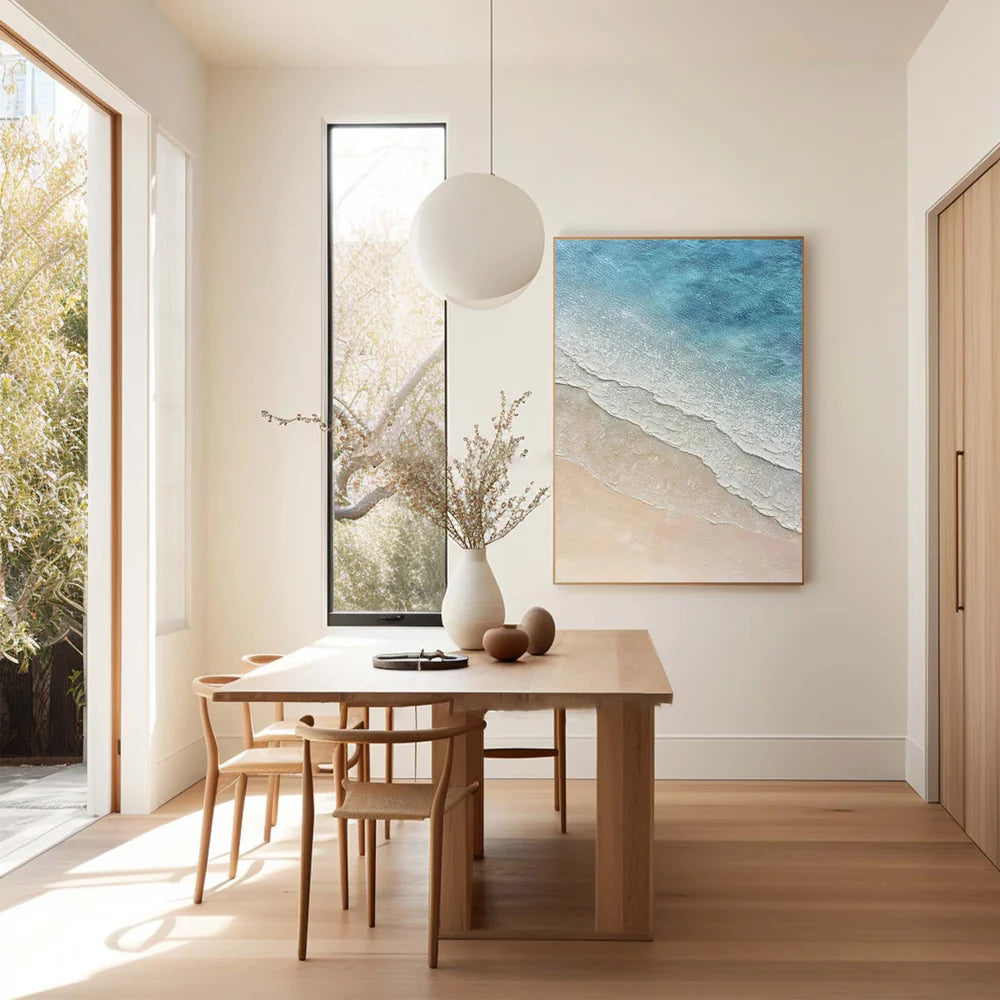 Ocean & Sky Textured Wall Art #MO017