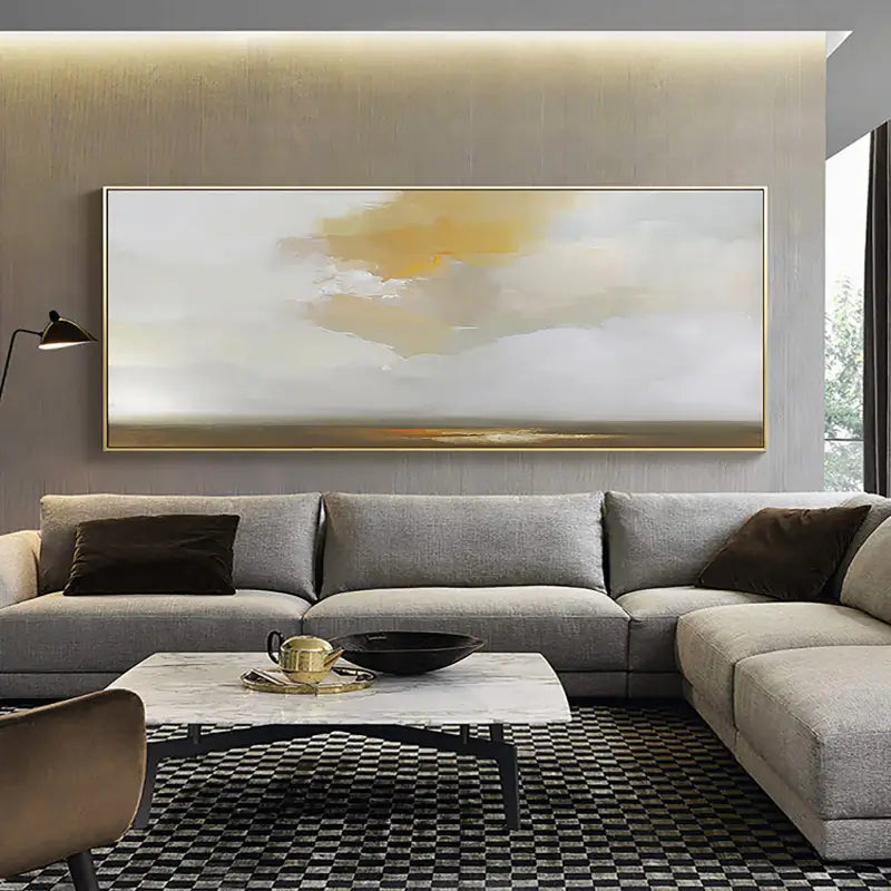 Ocean & Sky Abstract Wall Art #MO071