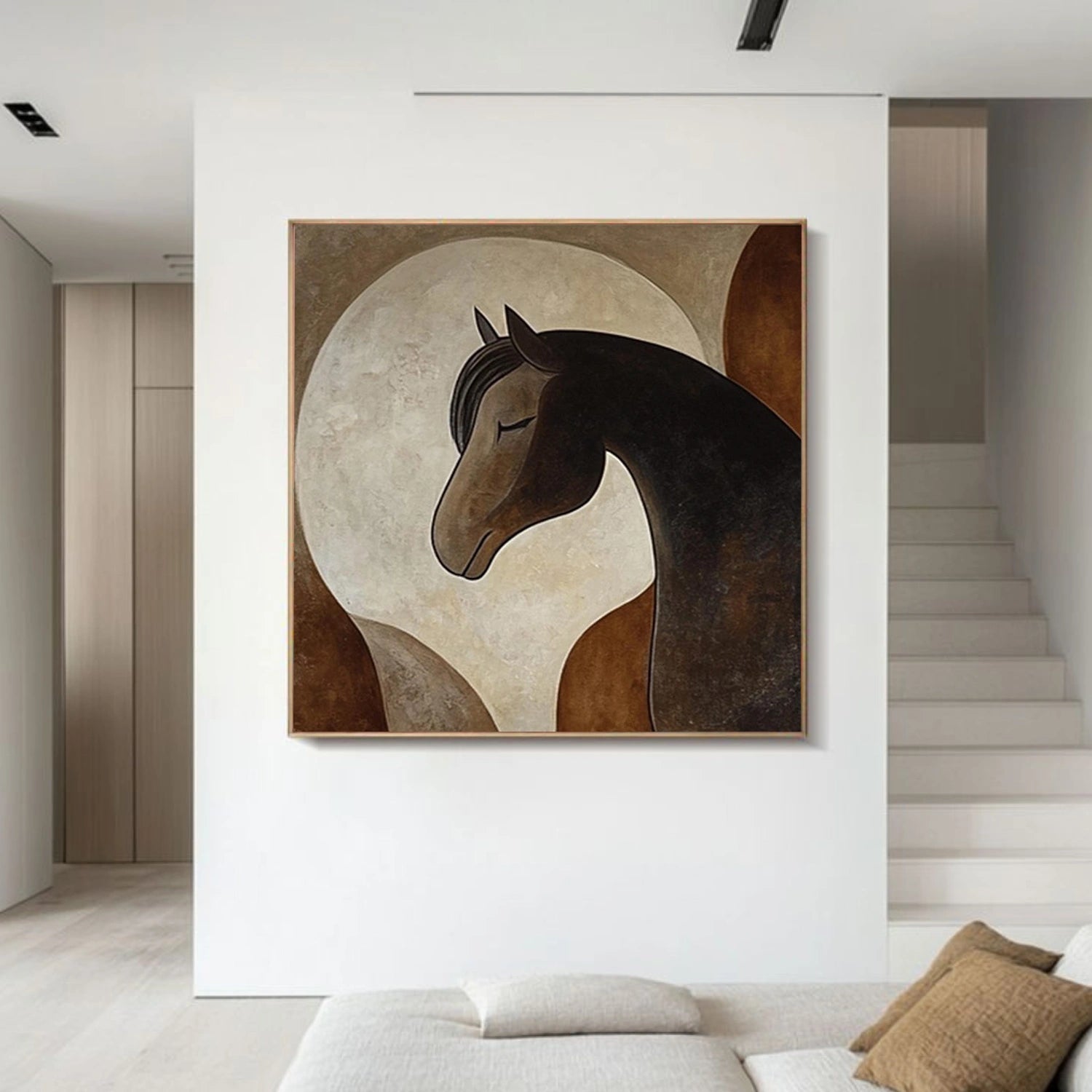 Abstract Horse Animal Wall Art #DL065