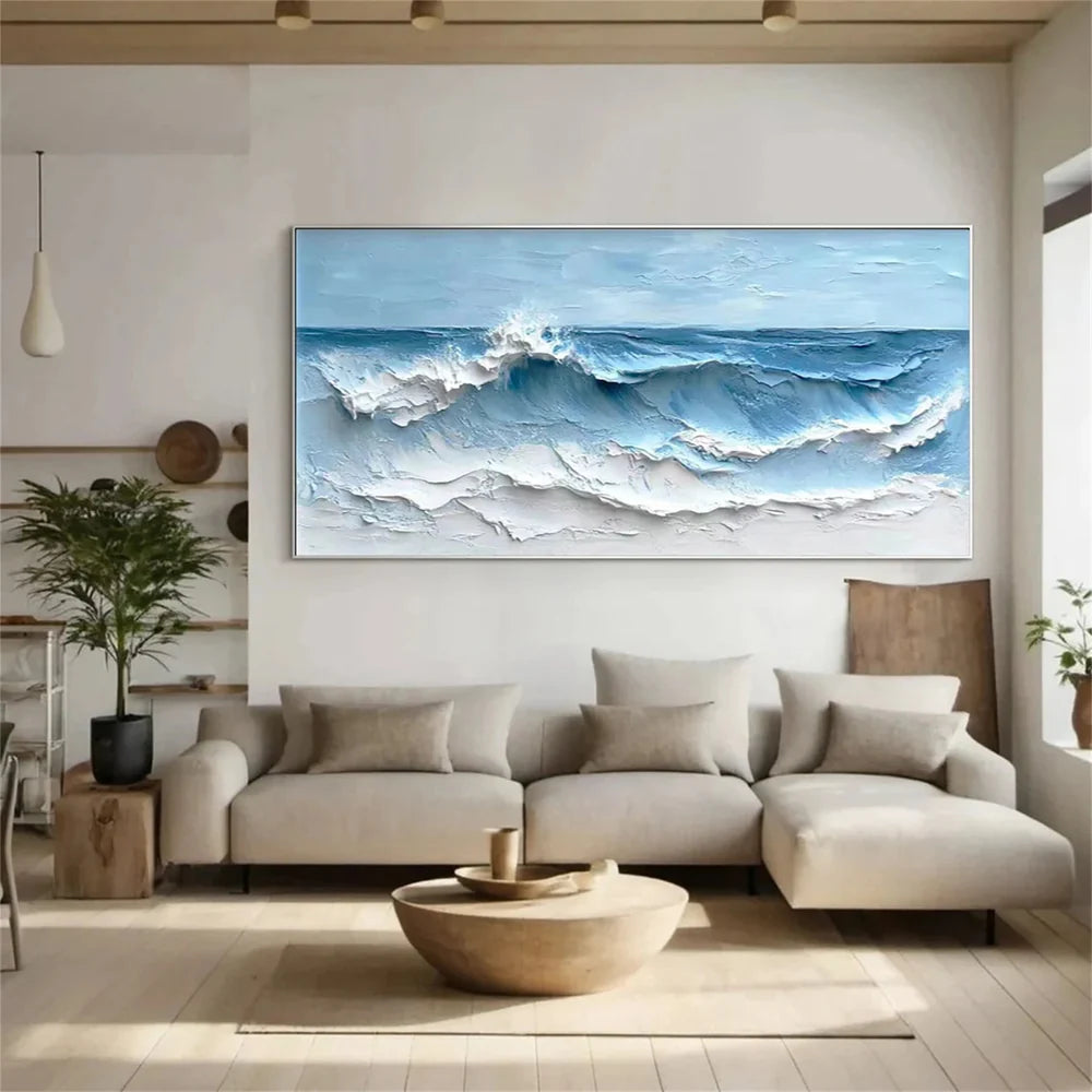 Ocean & Sky Textured Wall Art # MO007