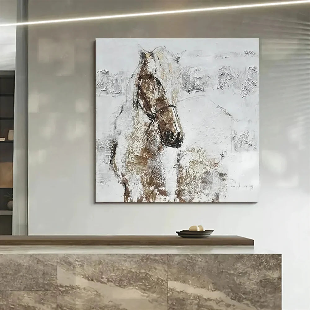 Abstract Horse Animal Wall Art #DL042