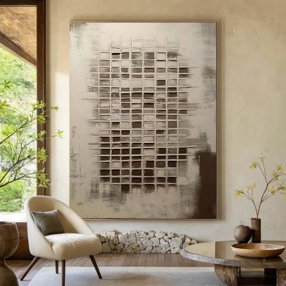 Wabi Sabi Textured Wall Art #WT039