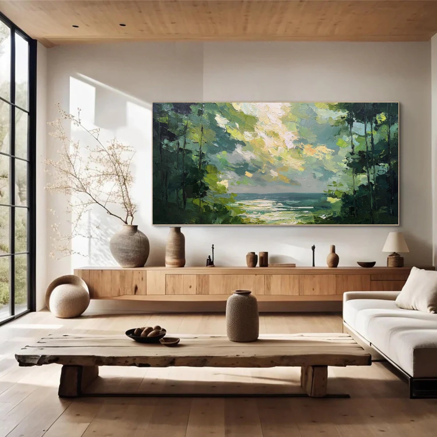 Flower & Tree Abstract Wall Art #SF062