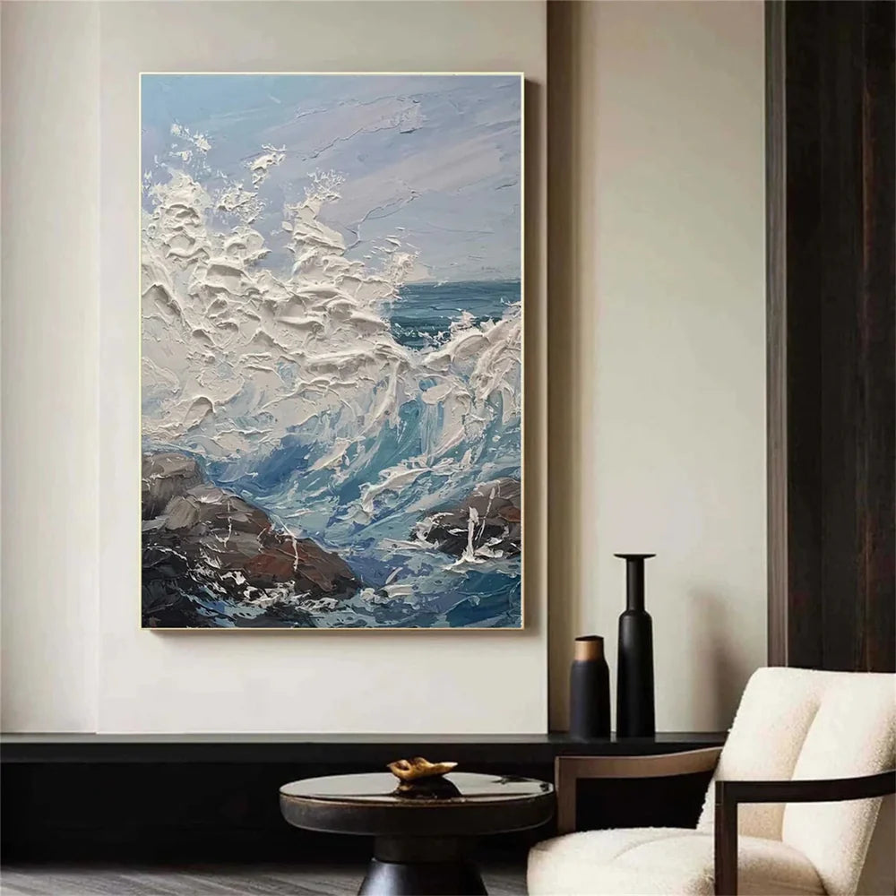 Ocean & Sky Textured Wall Art #MO013