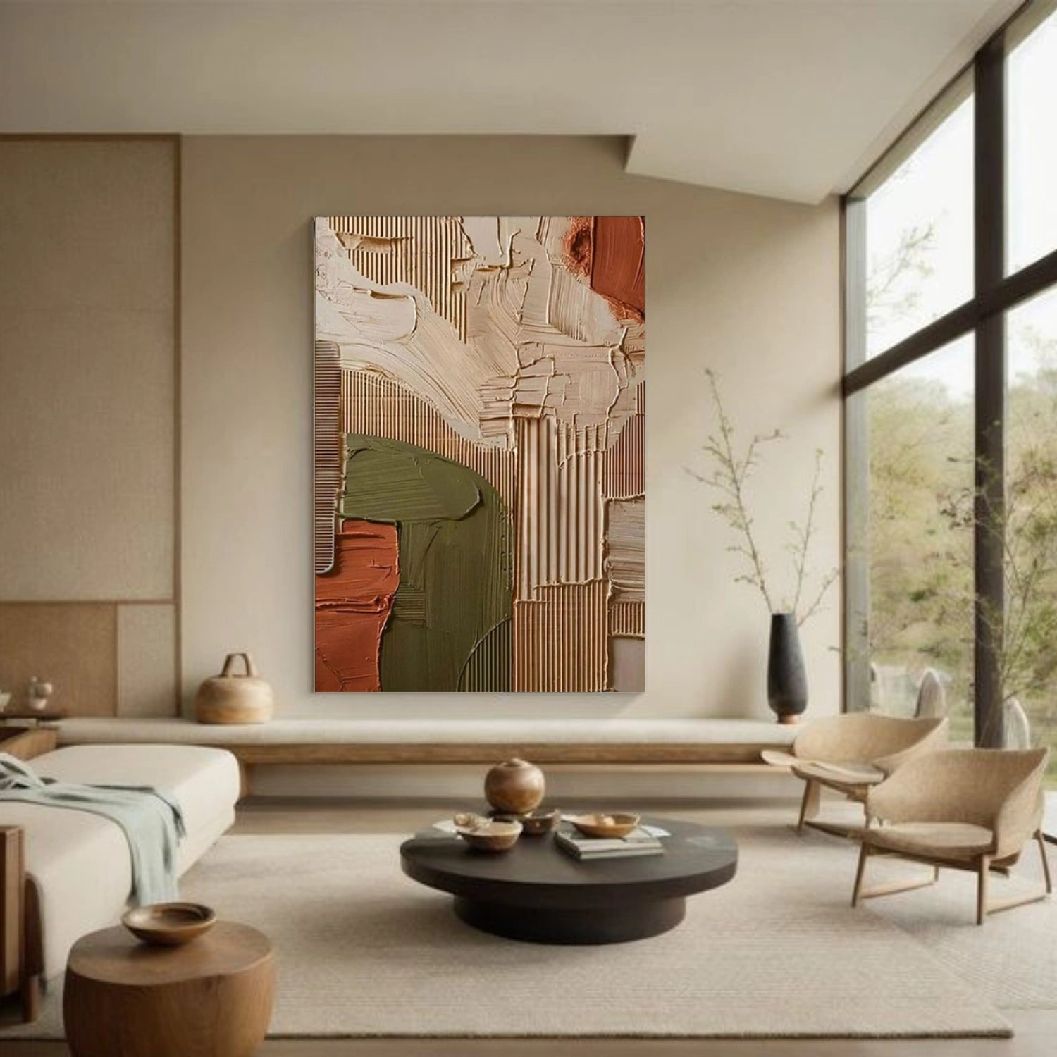 Abstract Textured Wall Art #AT157