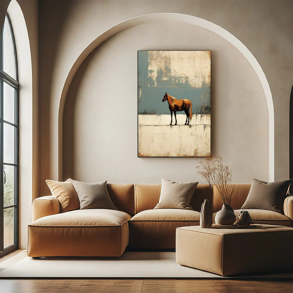 Abstract Horse Animal Wall Art #DL027