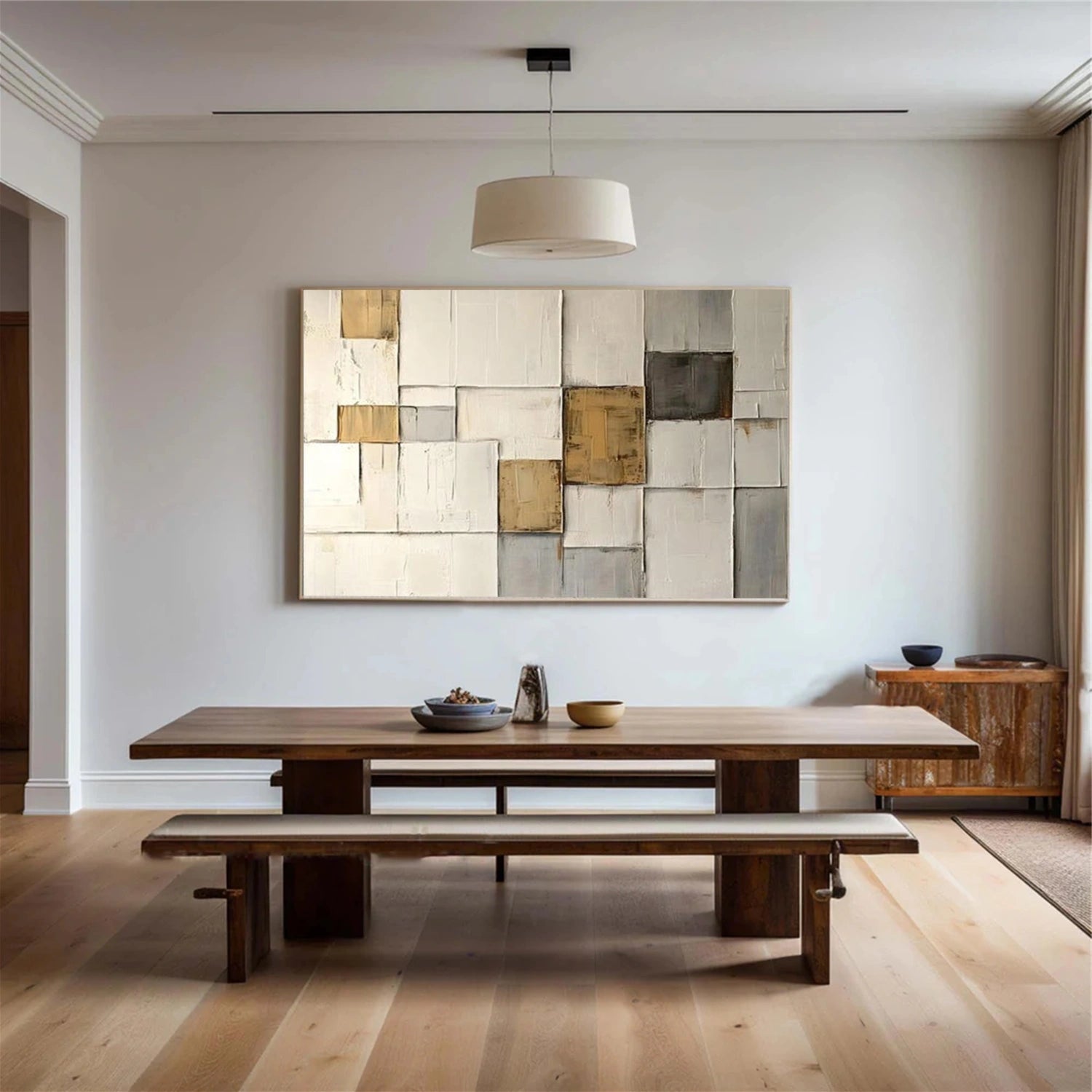 Wabi Sabi Textured Wall Art #WT061