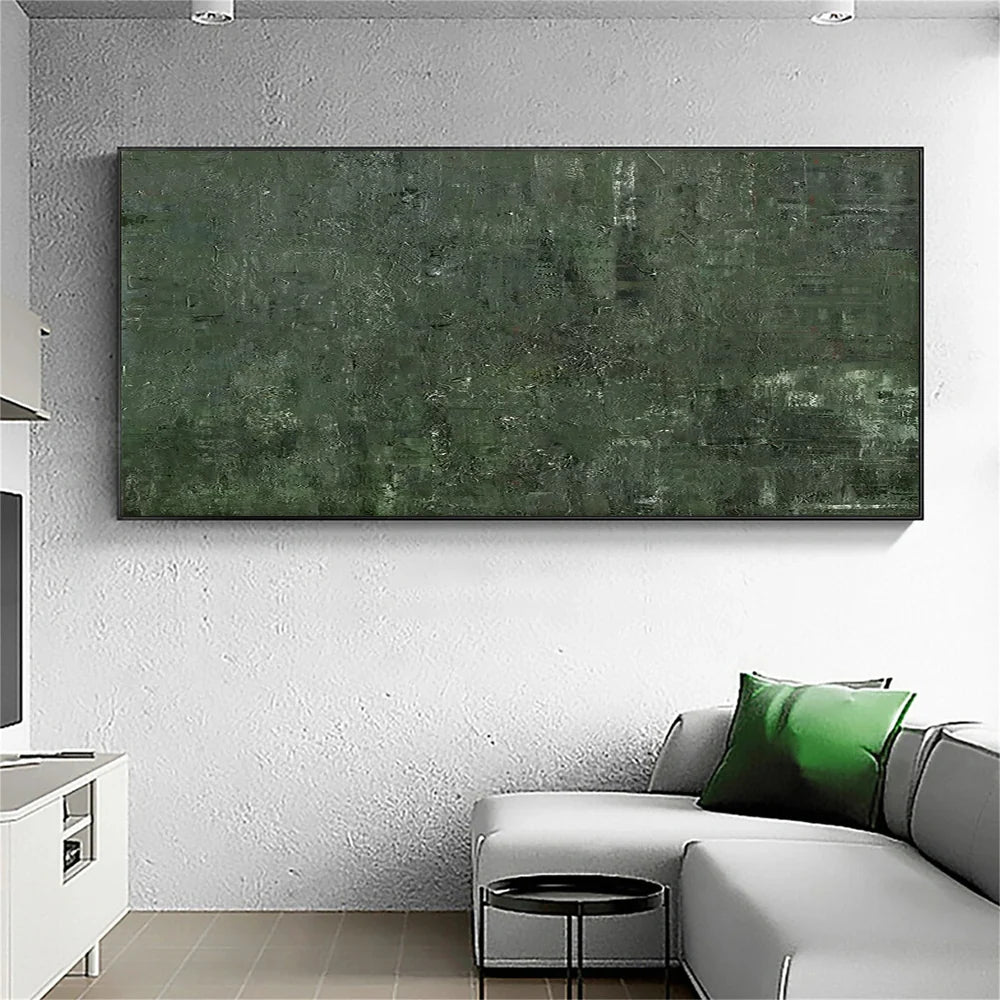 Green Abstract Wall Art #AT068