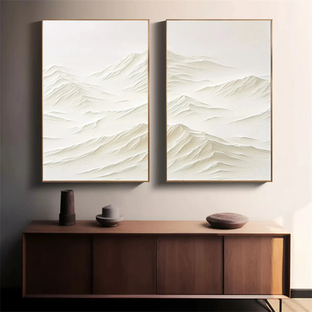 Mountain Textured Wall Art Set of 2 #MS008