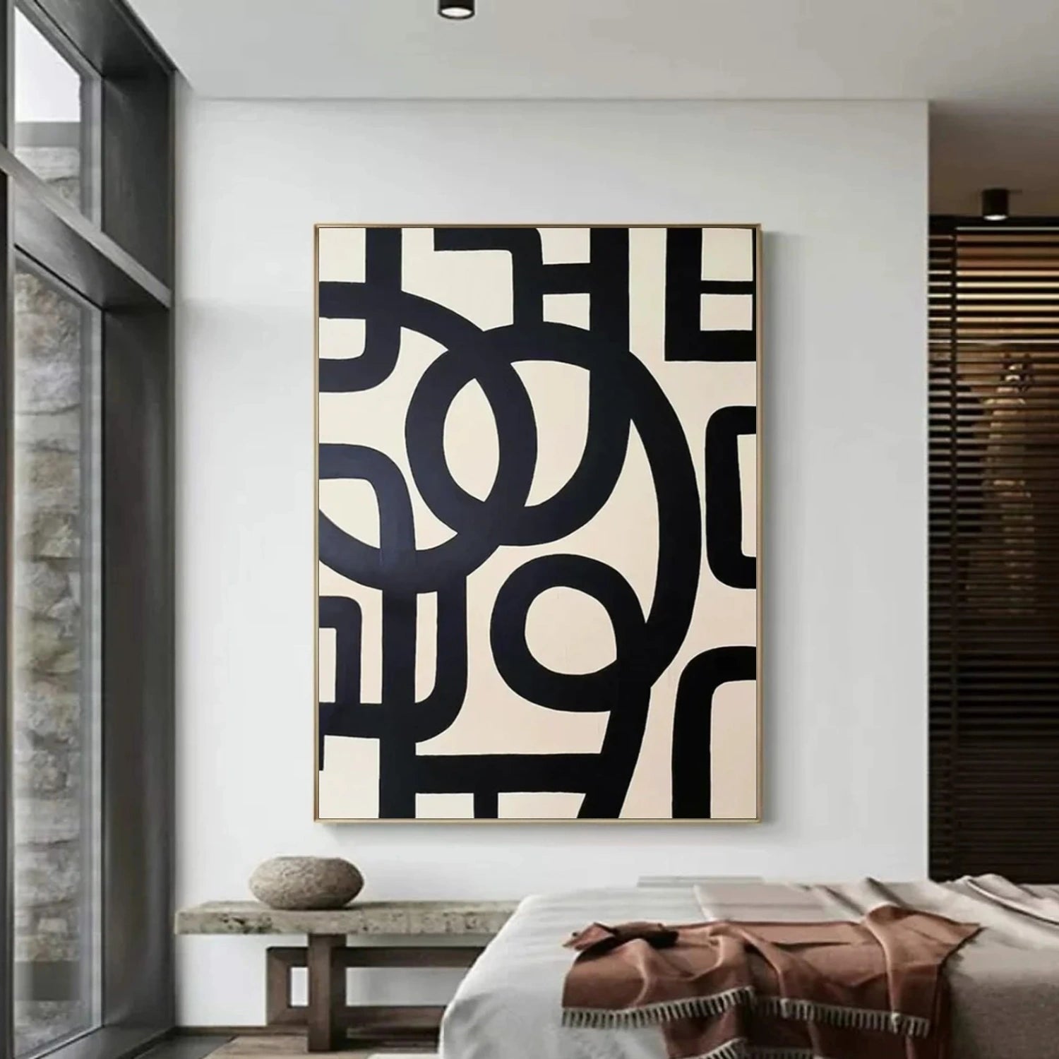 Black and White Minimalist Wall Art #MT135