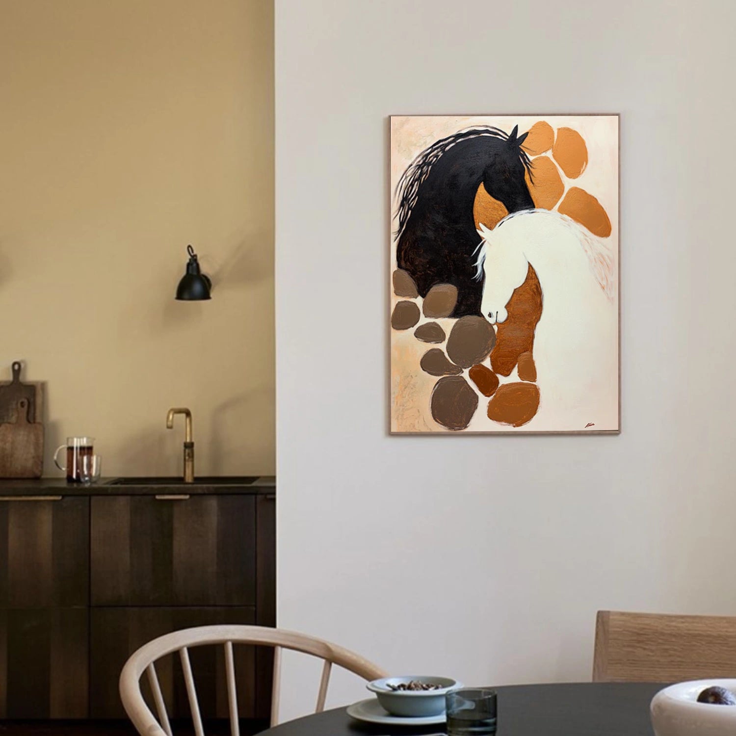 Abstract Horse Animal Wall Art #DL056