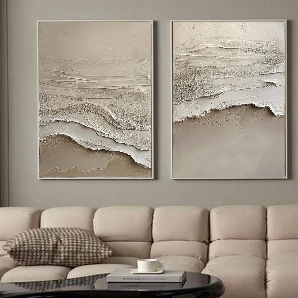 Ocean & Sky Textured Wall Art Set of 2 #MO015
