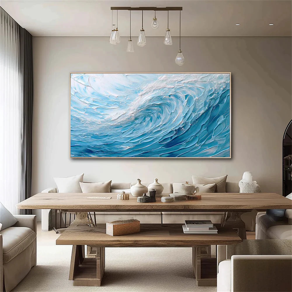 Ocean & Sky Textured Wall Art # MO006