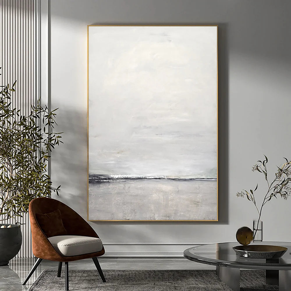 Ocean & Sky Abstract Wall Art #MO056