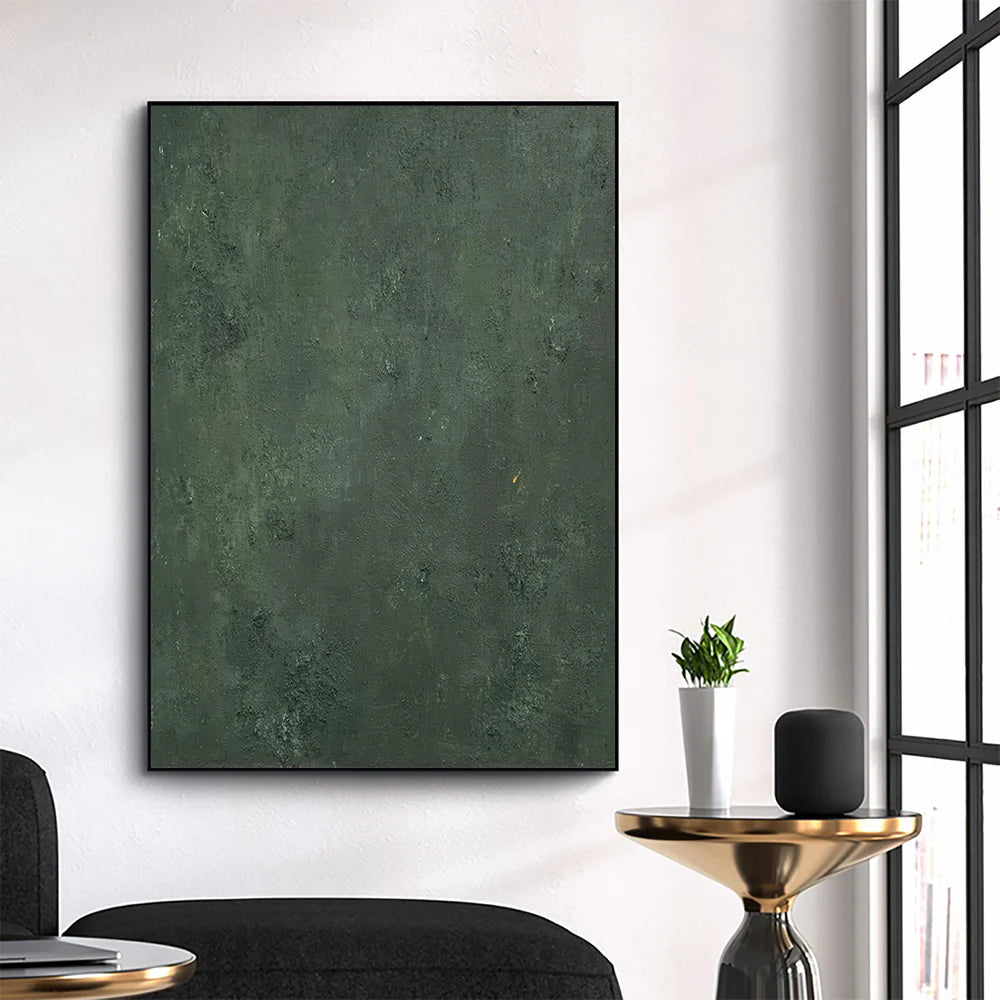Green Abstract Wall Art #AT069
