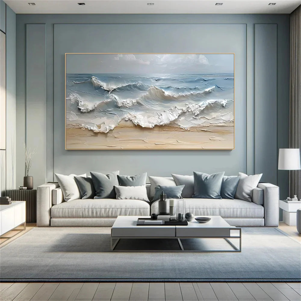 Ocean & Sky Textured Wall Art # MO011