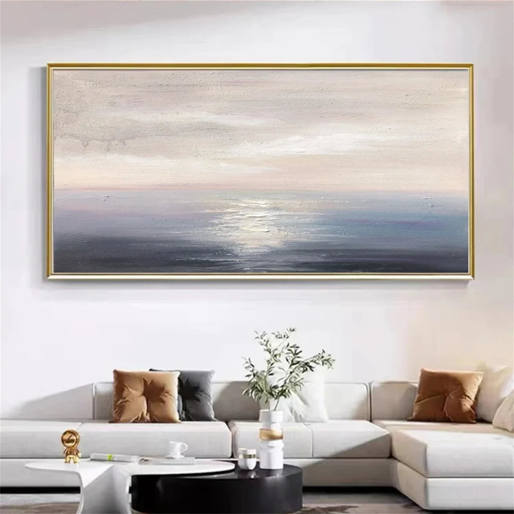 Ocean & Sky Abstract Wall Art #MO002