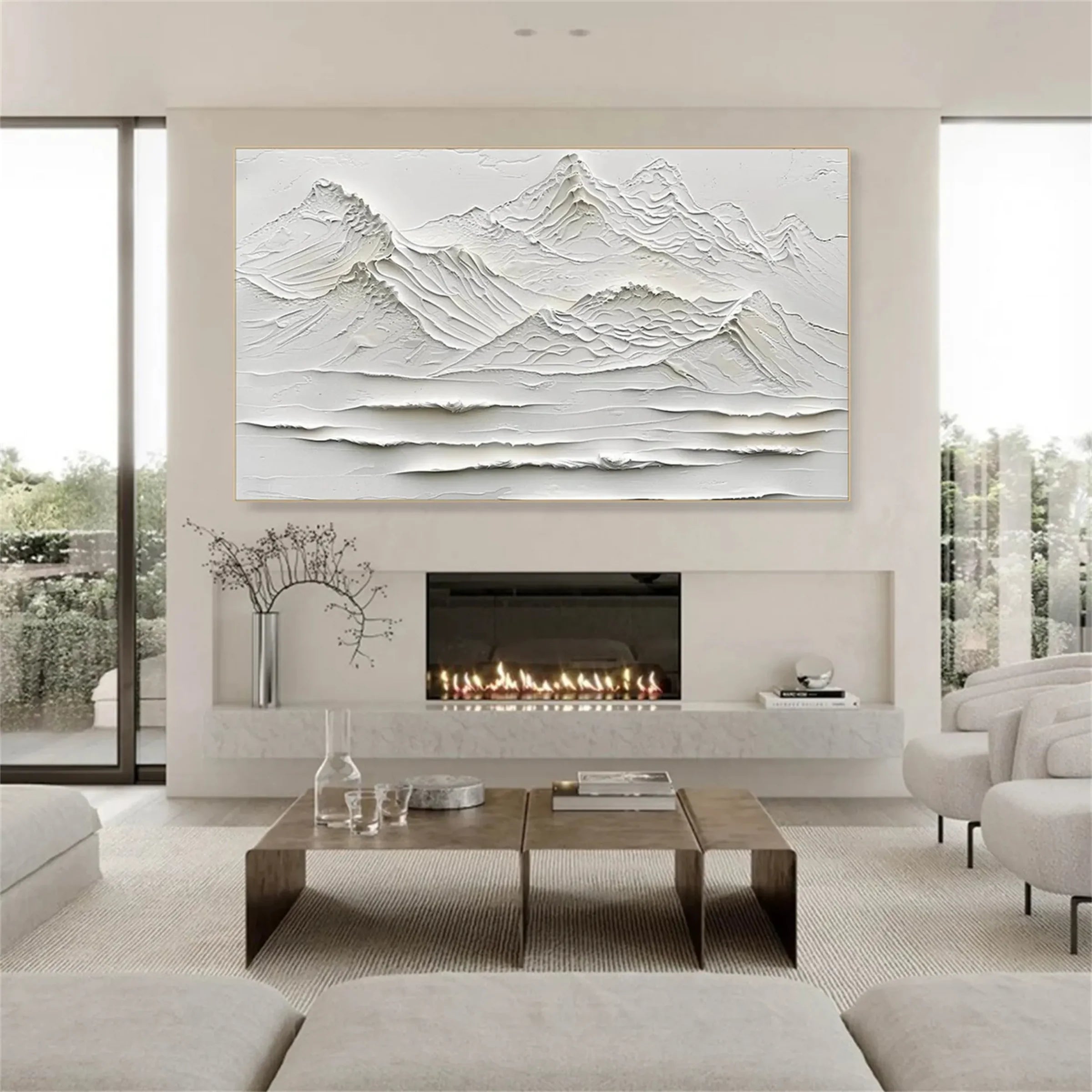 Mountain Textured Wall Art #MS033