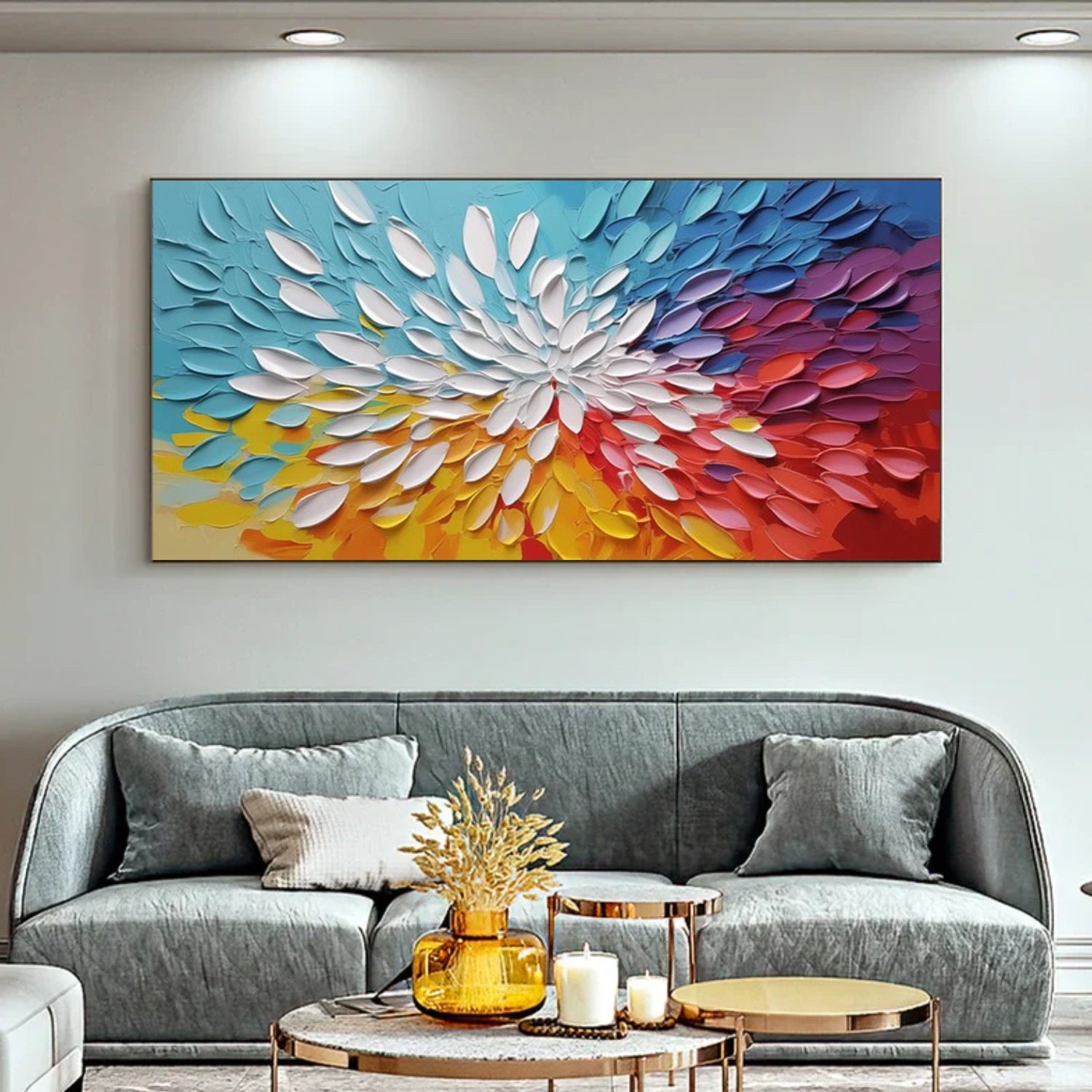 Abstract Textured Wall Art #AT136