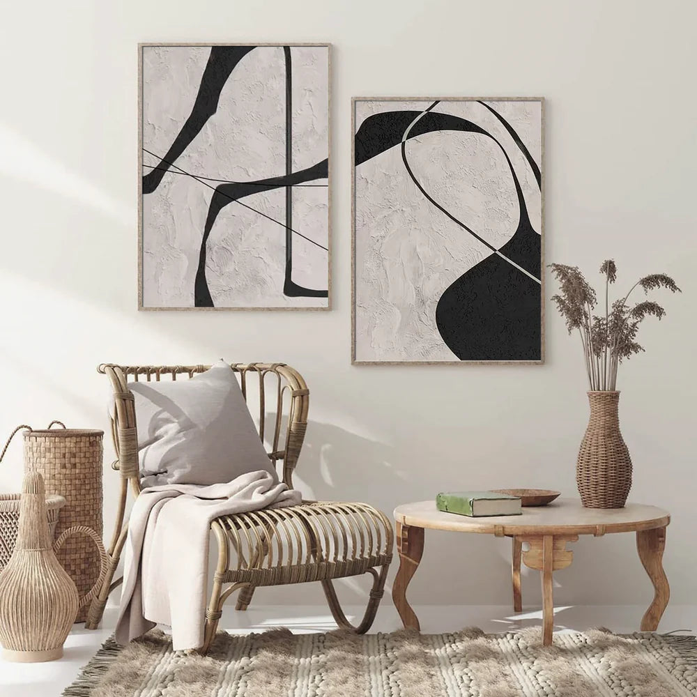 Abstract Wall Art Set of 2#AT025