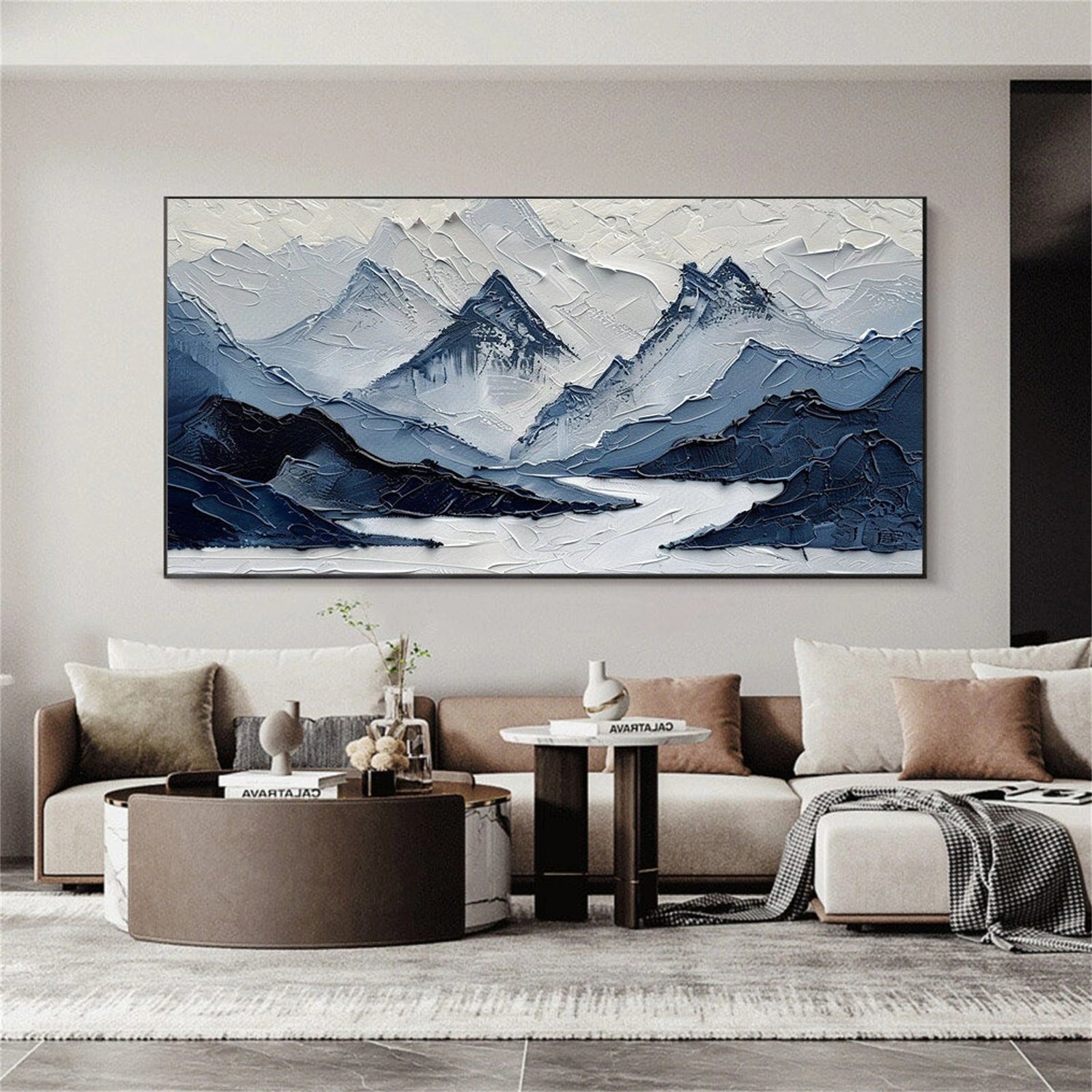 Mountain Textured Wall Art #MS043