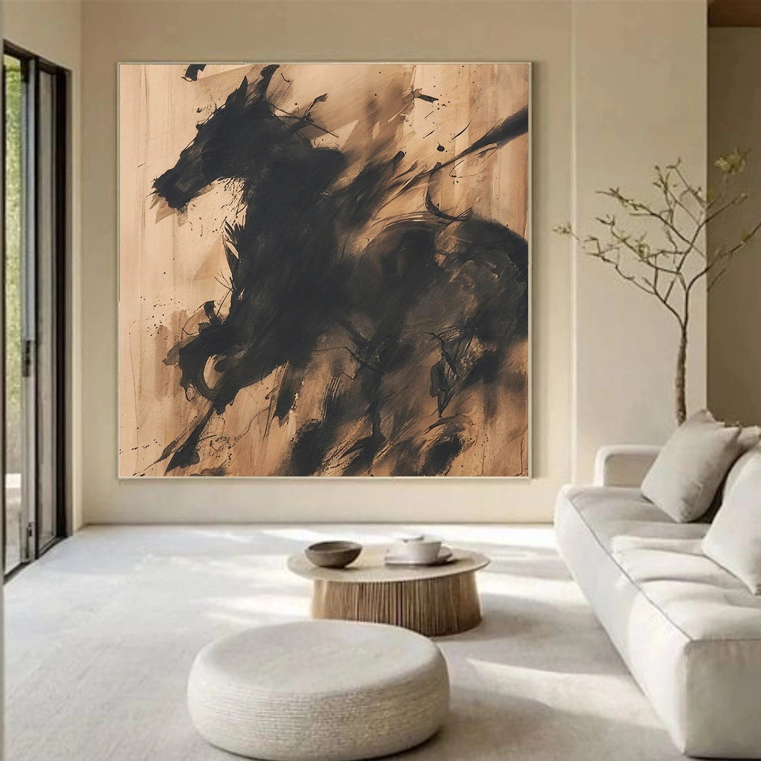 Abstract Horse Animal Wall Art #DL050