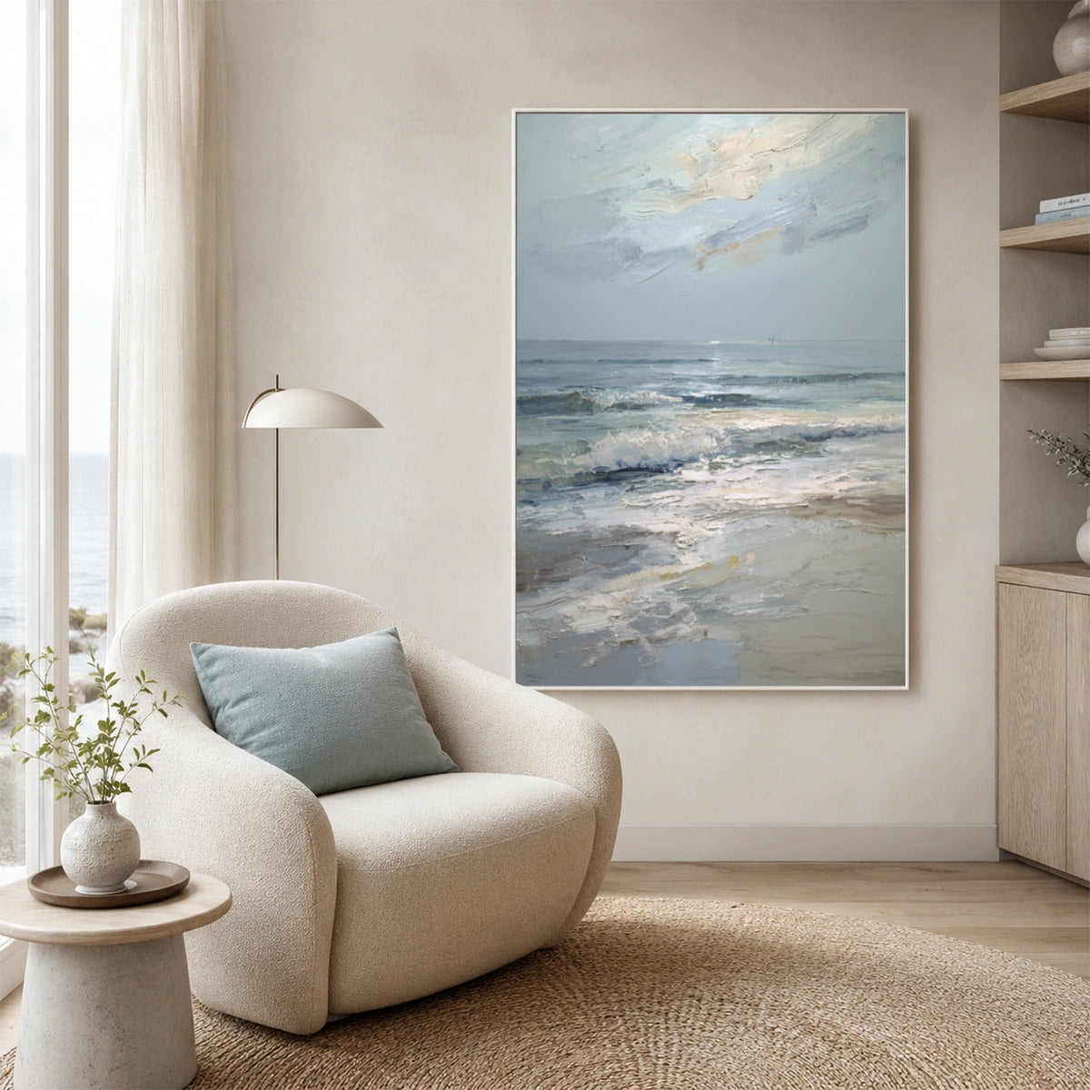 Ocean & Sky Textured Wall Art #MO118