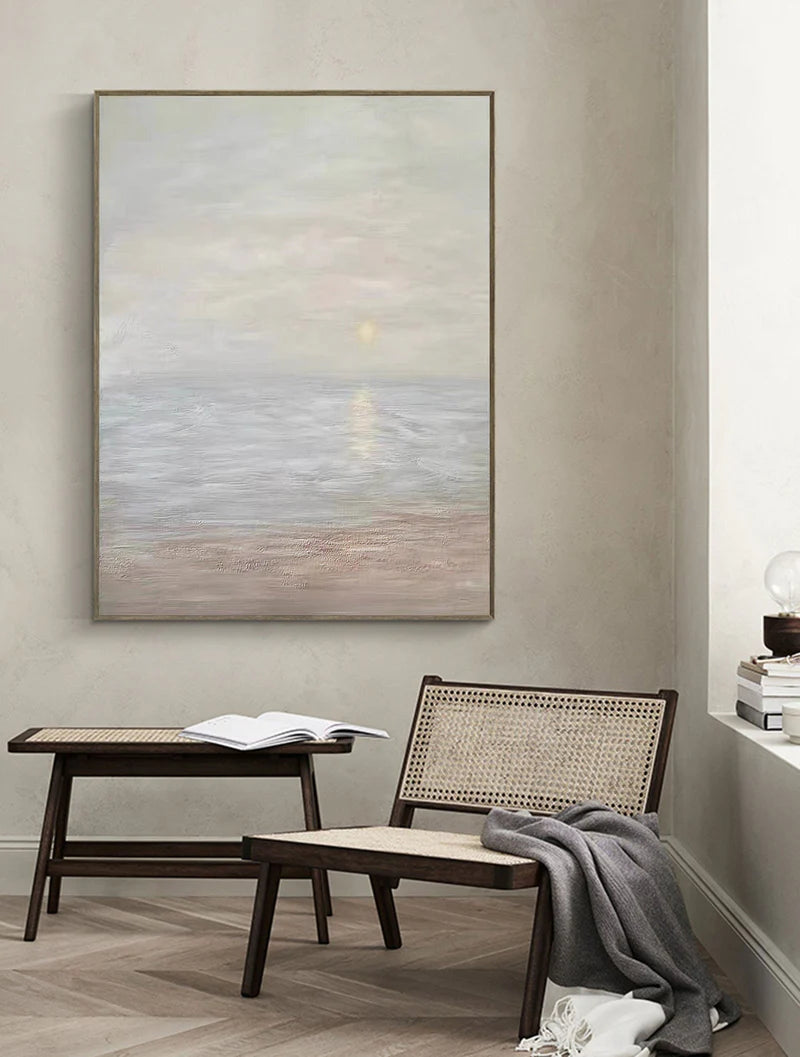 Ocean & Sky Abstract Wall Art #MO069
