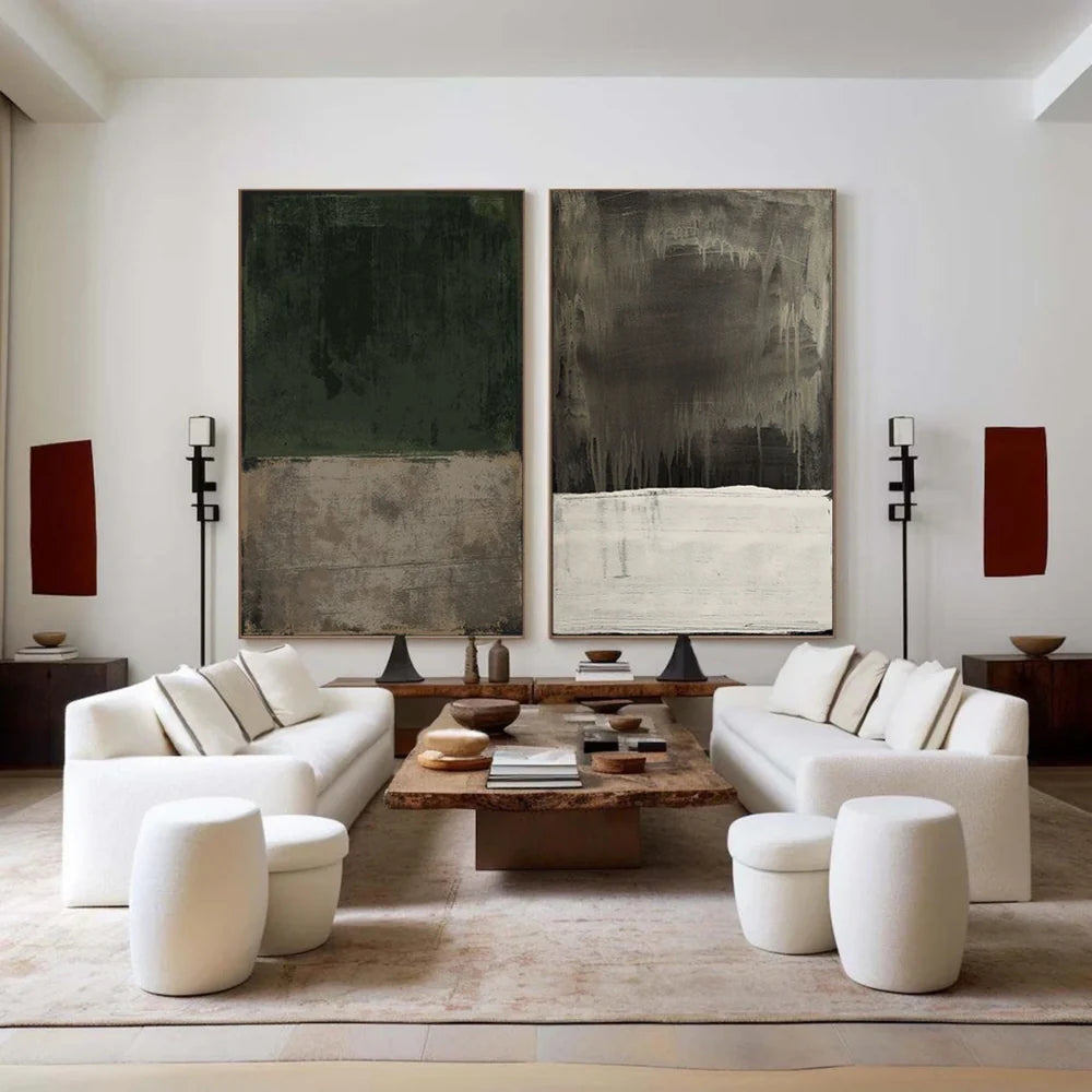 Abstract Wall Art Set of 2 #AT053