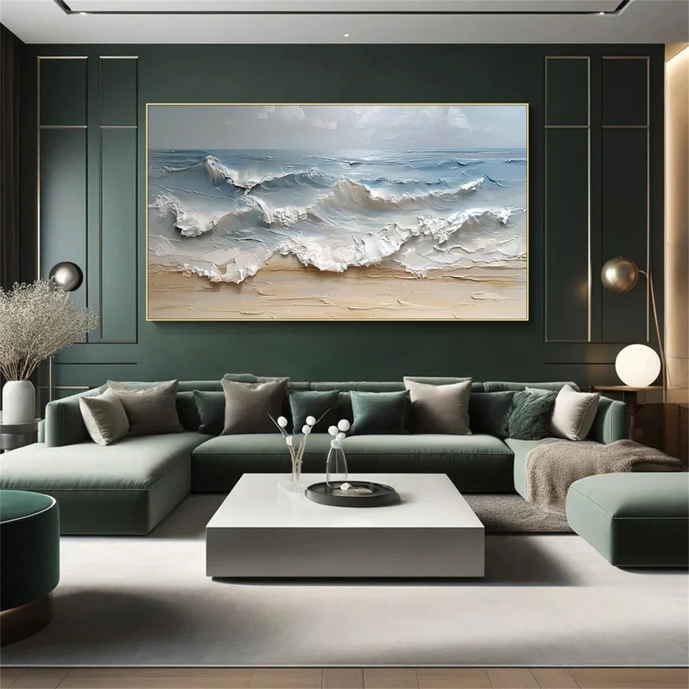 Ocean & Sky Textured Wall Art # MO011