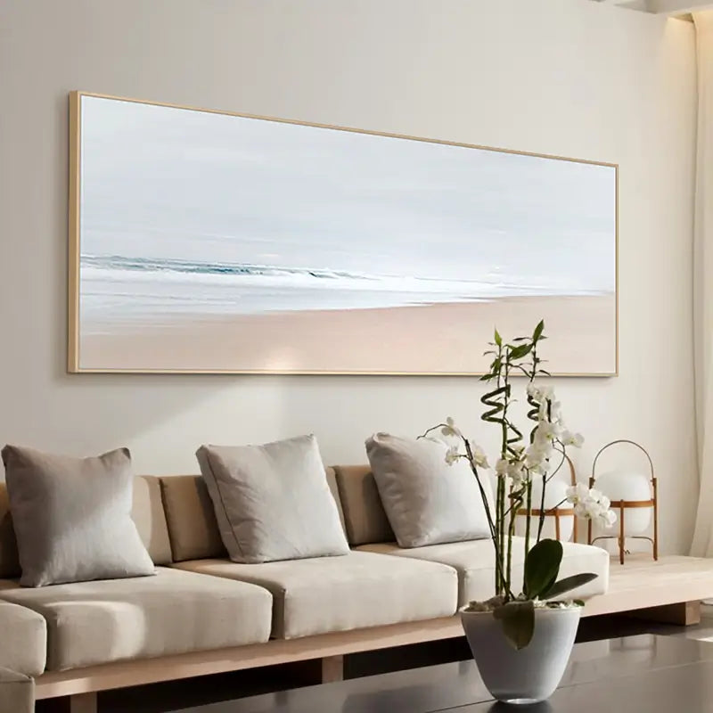 Ocean & Sky Abstract Wall Art #MO055