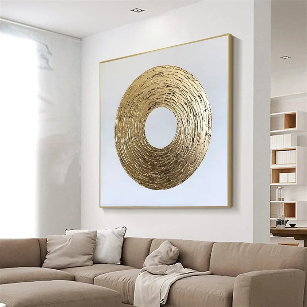 White Minimalist Textured Wall Art #MT124