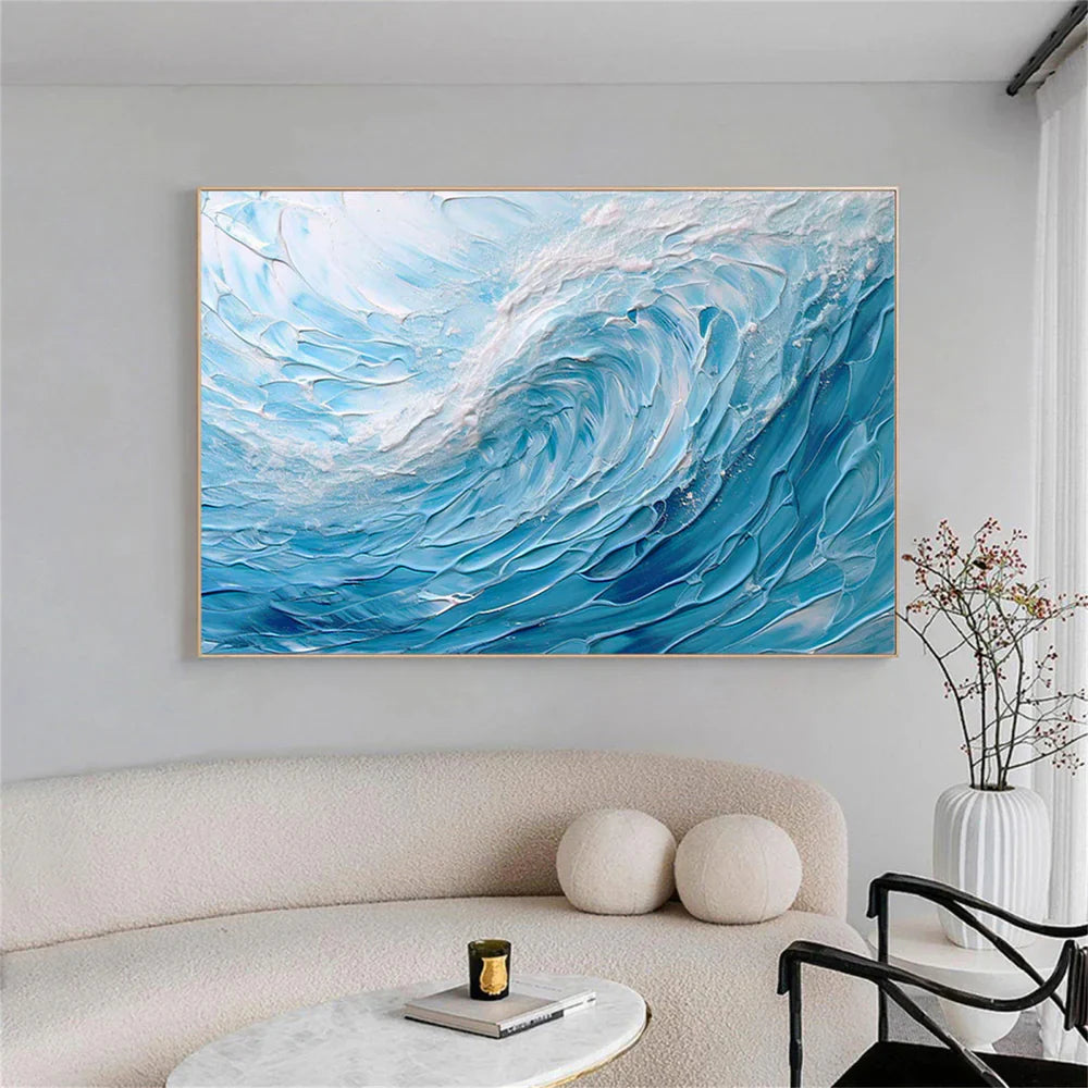 Ocean & Sky Textured Wall Art # MO006