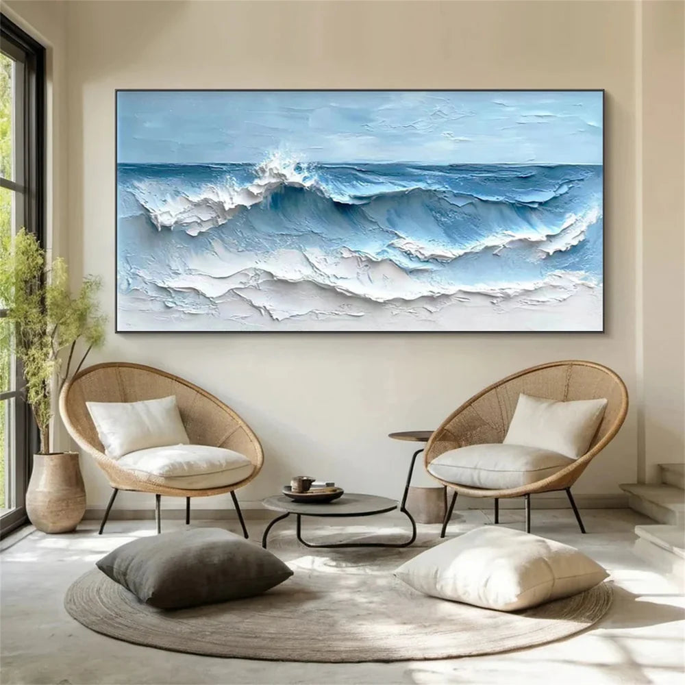 Ocean & Sky Textured Wall Art # MO007