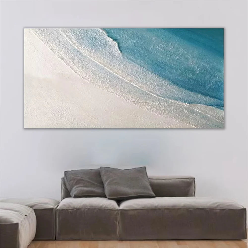 Ocean & Sky Abstract Wall Art #MO068