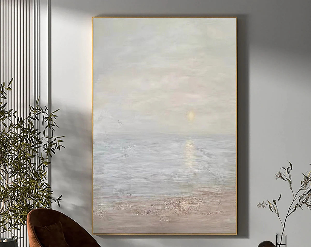 Ocean & Sky Abstract Wall Art #MO069