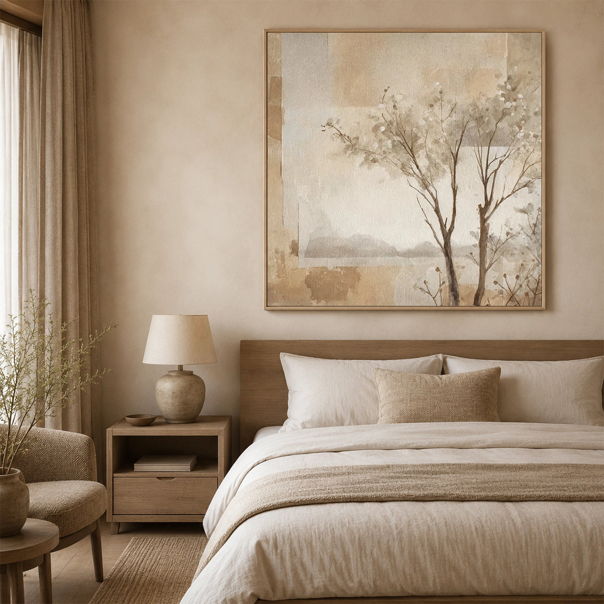 Flower & Tree Abstract Wall Art #SF069