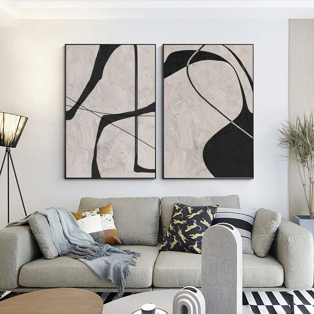 Abstract Wall Art Set of 2#AT025